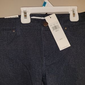 NWT Calvin Klein Navy Tweed 5-Pocket Ponte Pants